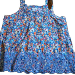 Sundance Women's Blue and Orange Blouse